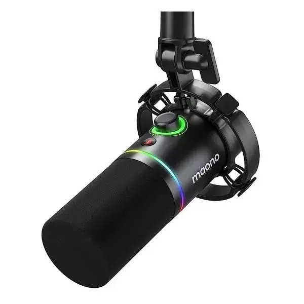 MAONO PD200X Microphone – Dynamic USB/XLR, Studio Sound, Versatile Use.