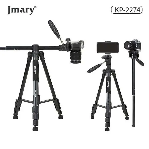 Jmary KP-2274 Tripod - Multifunctional, professional, durable, and adjustable.