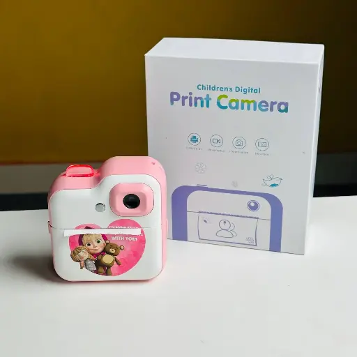 [Instant Print Kids Camera] Instant Print Kids Camera – Masha Version with fun filters and instant photos.