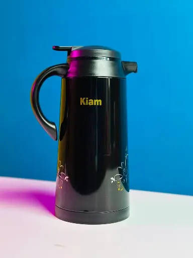 Kiam 1.3L Vacuum Flask - Stainless steel, keeps drinks hot or cold, ideal for daily use.