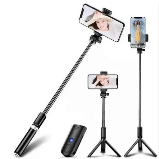N09 Selfie Stick Bluetooth – Compact, tripod-integrated, and remote-controlled for perfect selfies.