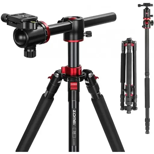Zomei M8 Camera Tripod - Lightweight, adjustable, sturdy with 360° rotation